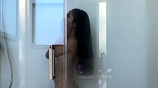 Amateur striptease and Solo masturbation