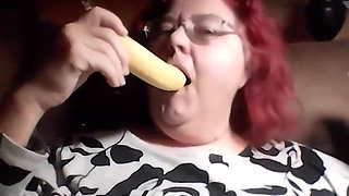 Live cam banana eating nurse Vicki