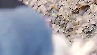 Risky Public Fuck on the Walk with Random Guy From Tinder