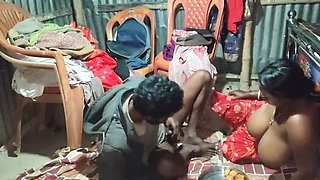 Desi Indian Housewife Gives Milk With Pani Puri - Big Tits Bhabhi Anal Fuck