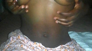 Hot Amature Homemade  African  Ebony Oiled Teen Big Tits Dancing Sexy Body  POV
