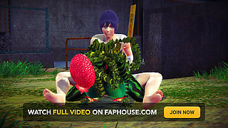 Fucking a Watermelon in the Park : Hentai Monster Girl