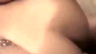 Amateur Homemade Threesome with Nicole Graves on the Sofa