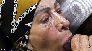 Tattooed 77 Years Old Grandma BBC Ass Fucked