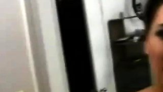 Big-Ass Brunette MILF Fucked in the Shower