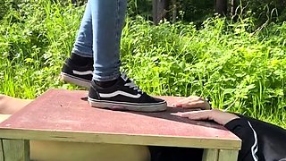 MRS Larry Cock Trample with socks