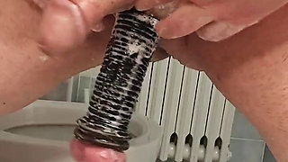 Putting on silicone stretchers