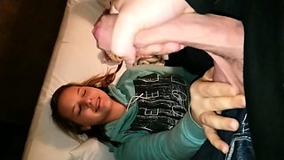 Big ass hottie riding big cock