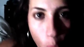 Homemade Facial - Sperm Loving Amateur's Blowjob Delight