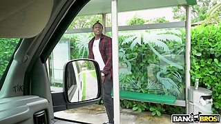 Ariella Squirts on The Bus