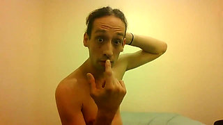 Topless Transgirl Moving Her Ears Handsfree