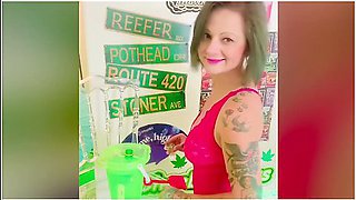 Gravity Bong Coughing Session