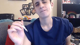 Dyke blows smoke in your face