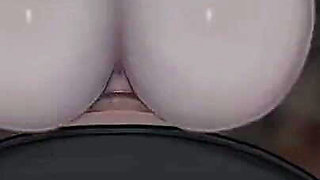 Gloryhole! Hot Ghost Gave Me Blowjob Through Gloryhole and Then I Fuck Her!