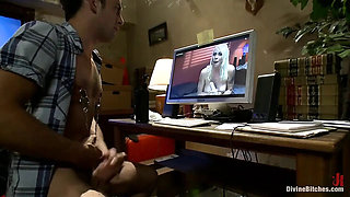 Femdom POV: Blonde MILF Lorelei Lee Rides & Creampies You - Big Ass, Spanking & Feet Worship