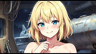 Cute Girls in Space Yard, Ai Animation