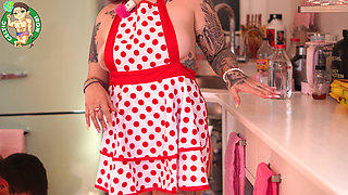 35mm Sextape - Roommates Kitchen “creampie My Tight Pussy”