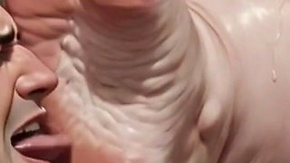Giant SSBBW Dominates Slave with Foot Licking - Big Feet Worship