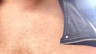 Oiled Bimbo GILF with Glasses