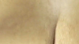 The Big-bootied Girl's Ass Got Full of Delicious Brunette Cum.