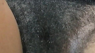 Cum on Hot MILF with Natural Hairy Pussy
