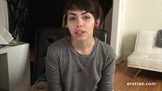 Ersties - Sloan Uses A Dildo While Pleasuring Herself