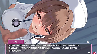 Hentai Game - Naughty Nurse Gets Her Tits Out for a Paizuri - Sakusei Shinsatsu