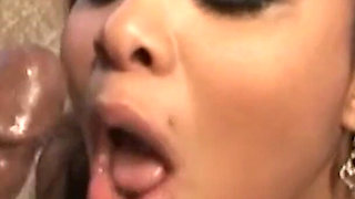 Monica Morales Is No Lady of Morals as She Gleefully Gobbles up BBC in Blowjob.