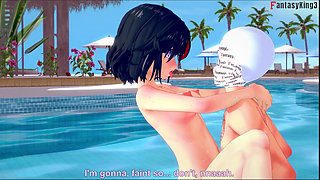 Ryuko Matoi Sex on the Pool