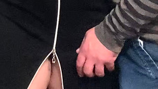 Dirty Hobby in Crowded Subway - Pussy Fingering