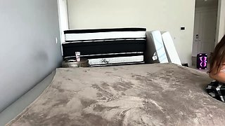 Curly Blonde Teen Records Solo Dildo Masturbation More at