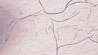 Animation on Paper- Pens and Pencils Hentai Anime: Hunter X Hunter Menchi Cartoon Porn 2D Sex