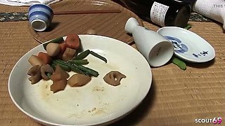 Step Daddy Fucks Asian Teen Mai's Hairy Pussy