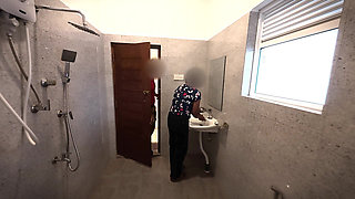 Office Sex_manager Sex with Hr Department Married Lady in Office Bathroom