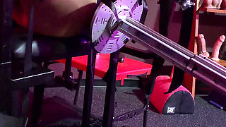 Hot Blonde Tries Out Her New Machine