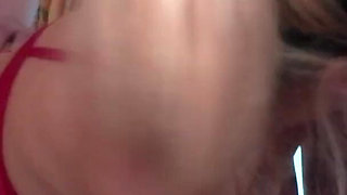 Horny blonde MILF with big boobs fucked by several guys