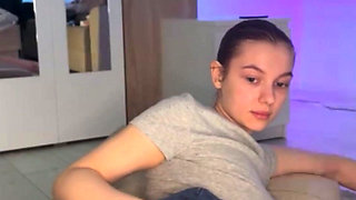 Playing with Her Pussy on Webcam