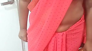 Amma Pink Saree Fantasy Role Play