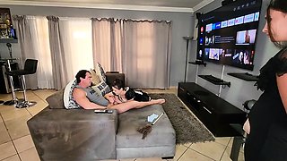 French Maid Caught Fucking Her Boss's Husband - 3some, Cocko
