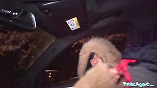 Witness my Big Dick disappear into her Wet Pussy - public agent