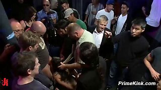 Busty Dana Vixen Public Bar Orgy