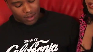 Mika and Lana are busty teens who fuck in threesome while sucking cock