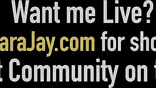 Sara Jay featuring Karen Kougar and Sara Jay's stockings porn