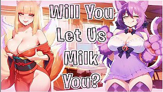 [ff4m] For Your Job Interview, Two Hot Monster Girls Milk You To Ensure Quality [lewd Asmr Preview]