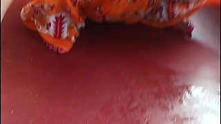 Desi Housewife Changing Saree While Being Watched by Bengali Maid Secretly