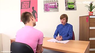 Sultry Secrets Unveiled Between Twink And Interviewer - Kamyk Walker And Lewis Taylor