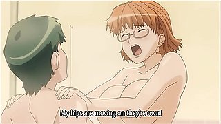 Busty Babe With Hairy Pussy Loves Getting Milk From Lucky Cock