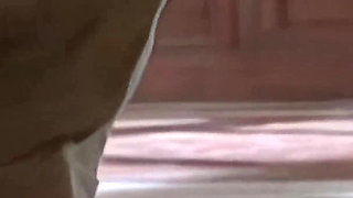 Blindfolded Blonde Swinger Gloryhole