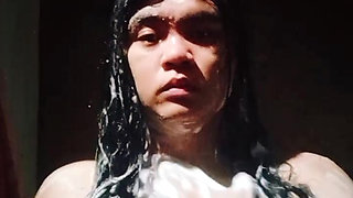 Filipina Babe Plays in Abandoned Comfort Room While on Secret Video Call - Ayesha Sy