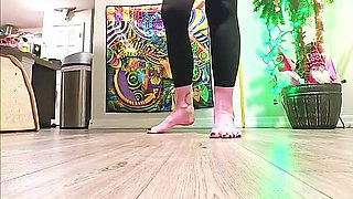67 Giantess Size 16 Barefoot Stomp Destruction in Slow Motion